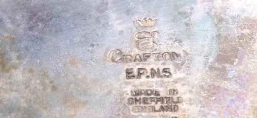 E.P.N.S. stamp under a plated teapot