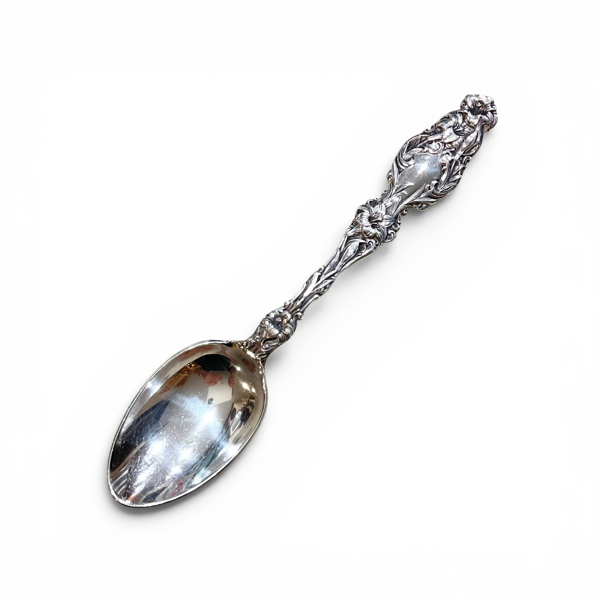 Whiting Mfg. Co. Sterling Silver Lily Pattern Tablespoon