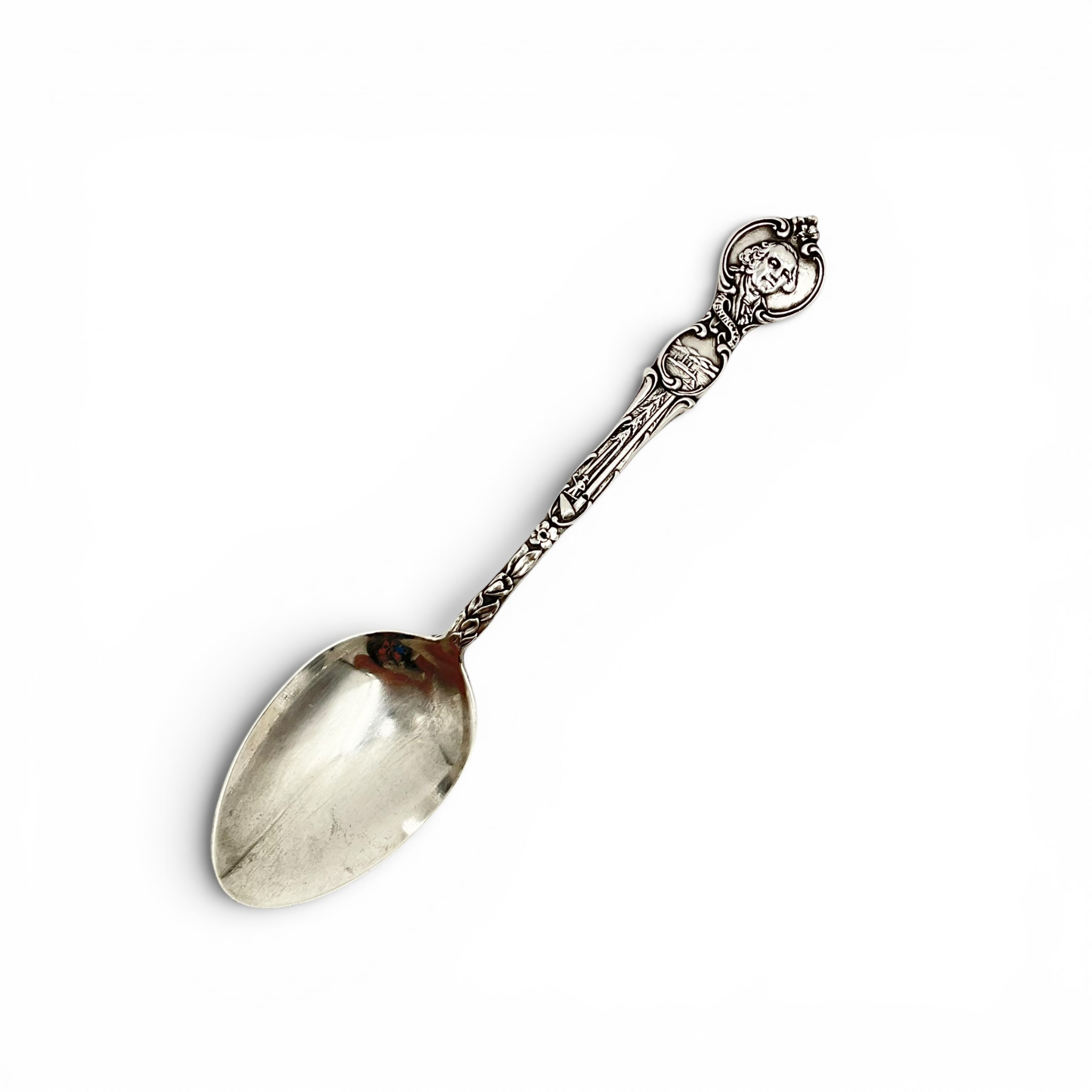 Joseph Mayer & Brothers Sterling Silver George Washington Souvenir Spoon
