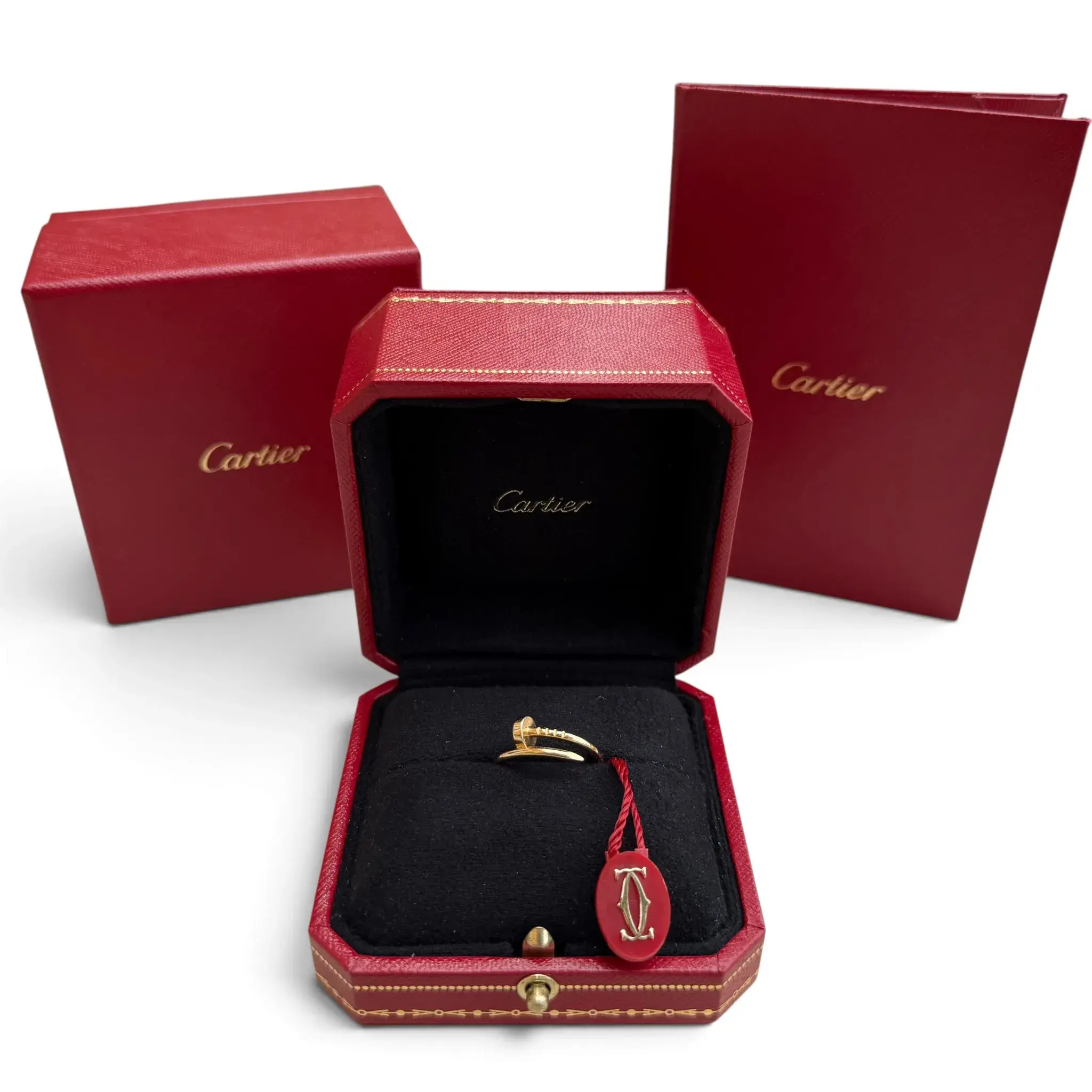 Cartier Juste un Clou Anillo de Oro Amarillo 18K — Modelo Pequeño - Talla 54
