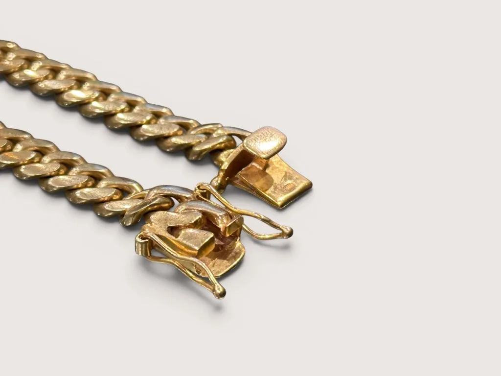 10K Gold Miami Cuban Link Chain Necklace 4