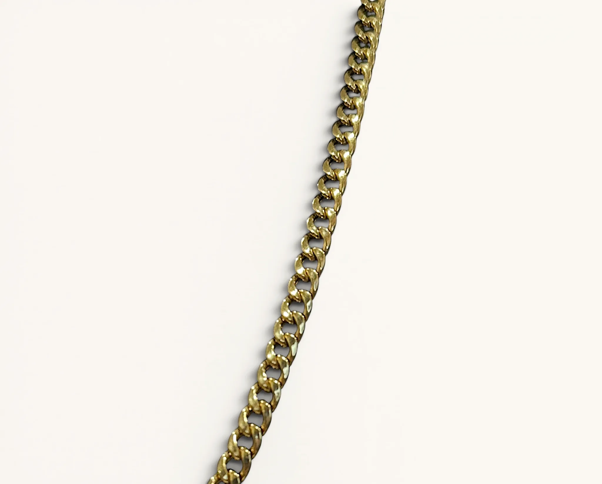 10K Gold 5mm Hollow Cuban Link Chain Necklace 2