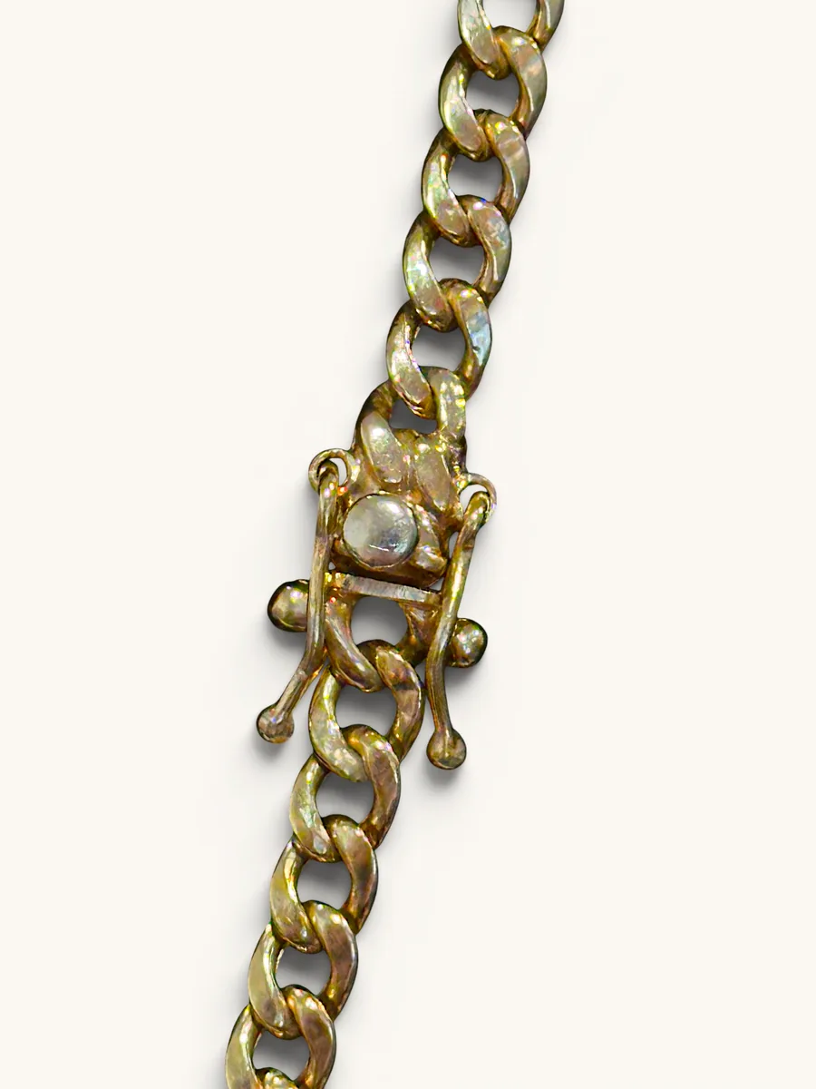 10K Gold 5mm Hollow Cuban Link Chain Necklace 6