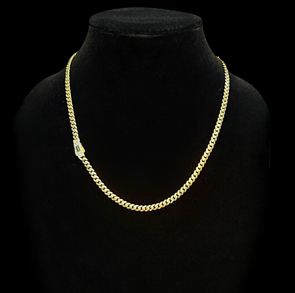 10K Gold Monaco Cuban Link Necklace